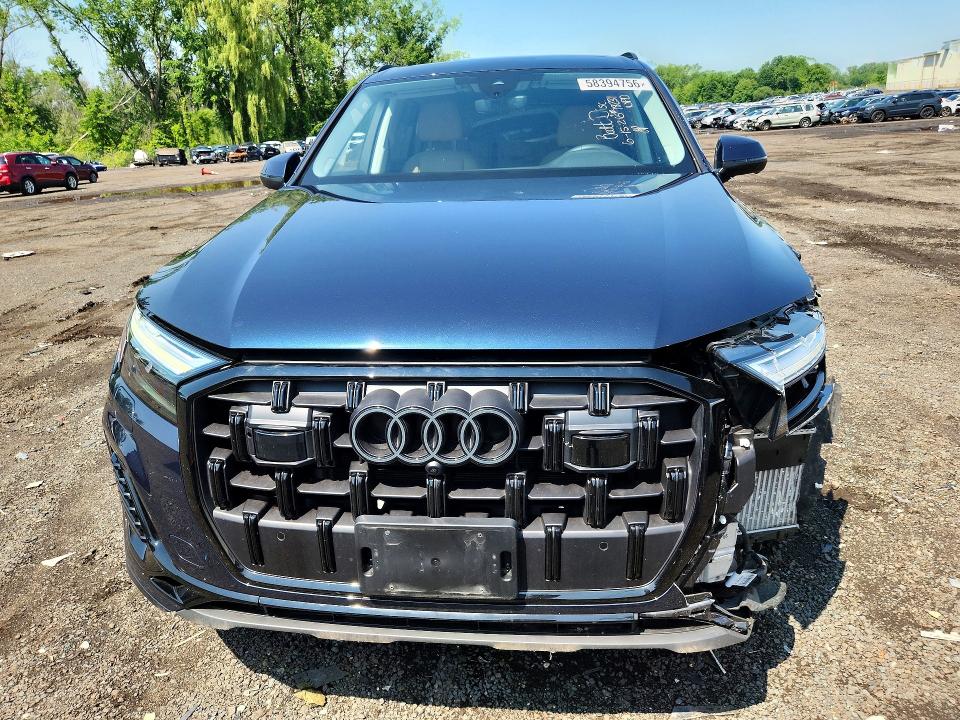 2025 Audi Q7 VIN WA1LVBF76SD027062 COPART salvage auction — FRONT END, Ct - Cert Of Title-Salvage, sold $28,000 on 2026-07-07 (photo 5)