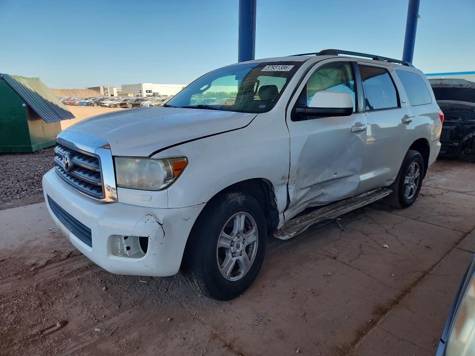 2009 Toyota Sequoia VIN 5TDBT64A99S001017 — COPART salvage auction photo