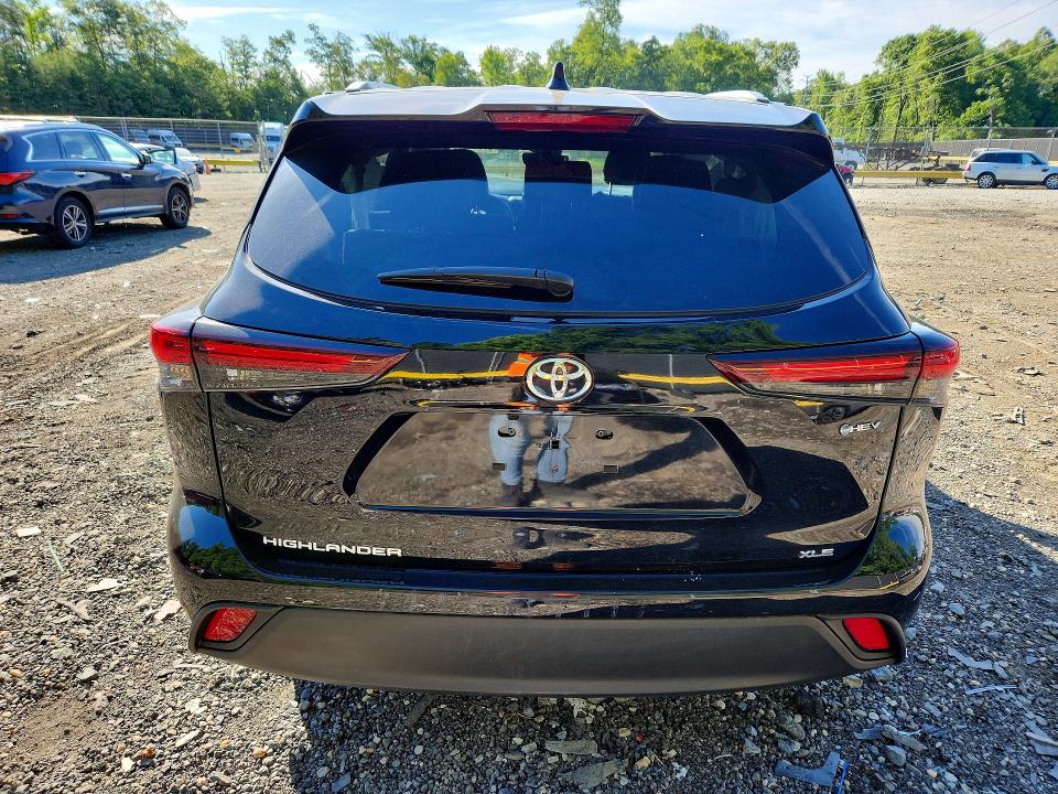 2025 Toyota Highlander VIN 5TDKBRCH0SS659222 COPART salvage auction — FRONT END, Md - Cert Of Salvage > 75% Damage, sold $13,300 on 2026-07-24 (photo 6)