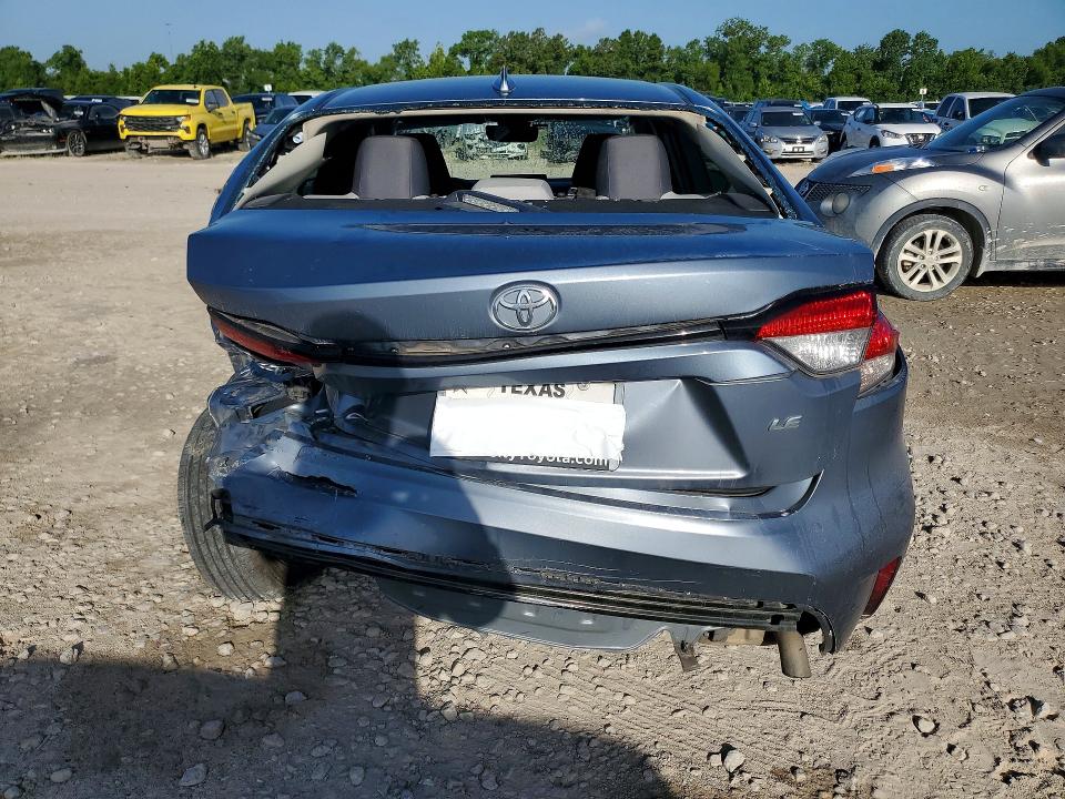 2022 Toyota Corolla VIN 5YFEPMAE2NP363612 COPART salvage auction — REAR END, Tx - Salvage Vehicle Title, sold $3,200 on 2026-07-31 (photo 6)