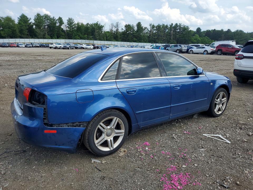 2007 Audi A4 VIN WAUDF78E97A114220 COPART salvage auction — REAR END, Md - Cert Of Salvage > 75% Damage, sold $250 on 2026-07-13 (photo 3)