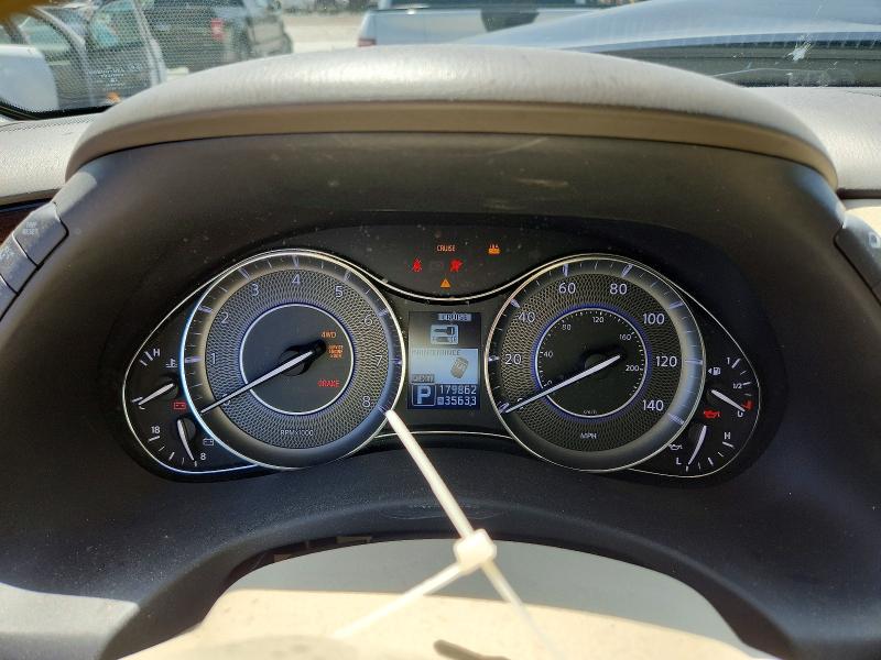 2012 Infiniti Qx56 VIN JN8AZ2NC3C9316540 COPART salvage auction — FRONT END, Ok - Cert Of Title-Salvage, sold $875 on 2026-07-15 (photo 9)