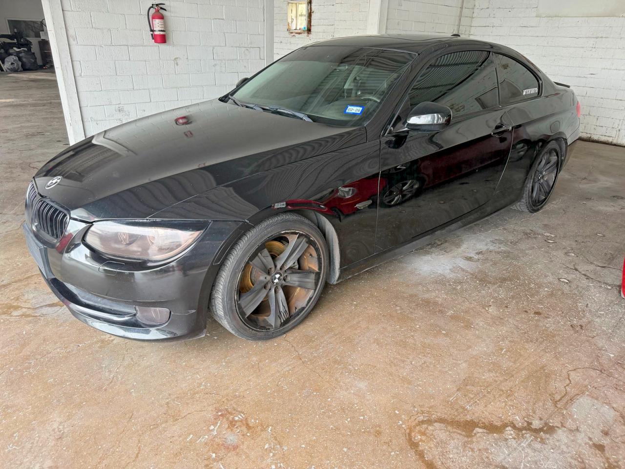 2011 BMW 3 Series VIN WBAKE3C50BE557478 COPART salvage auction — Front End, TX - CERTIFICATE OF TITLE (P), sold $700 on 2026-07-03 (photo 2)