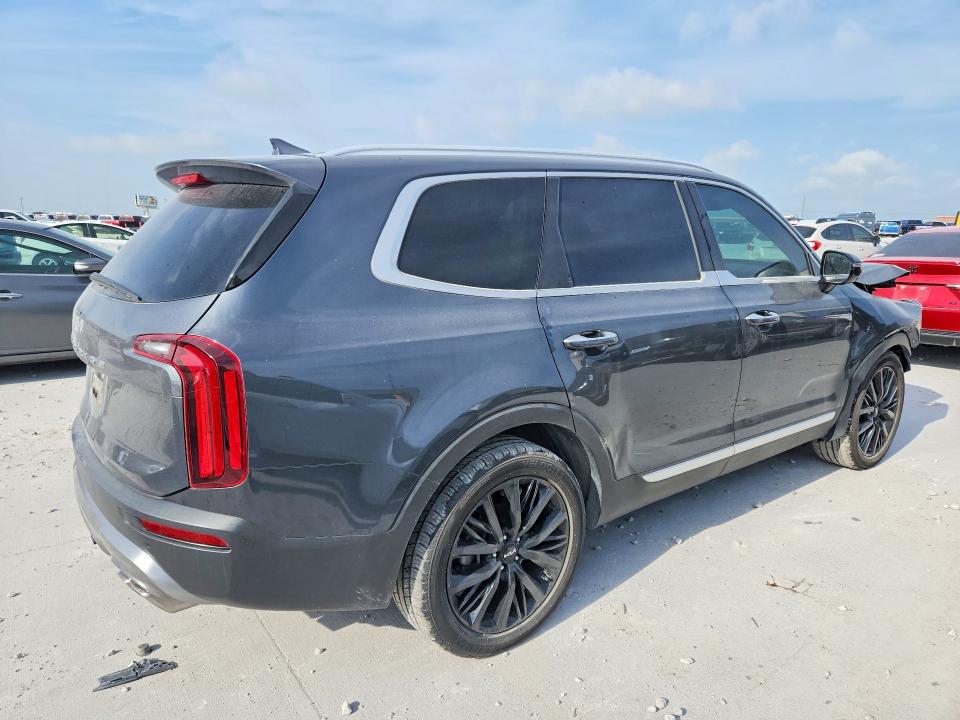 2022 Kia Telluride VIN 5XYP54HC5NG265861 COPART salvage auction — FRONT END, Tx - Salvage Vehicle Title, sold $7,200 on 2026-07-02 (photo 3)