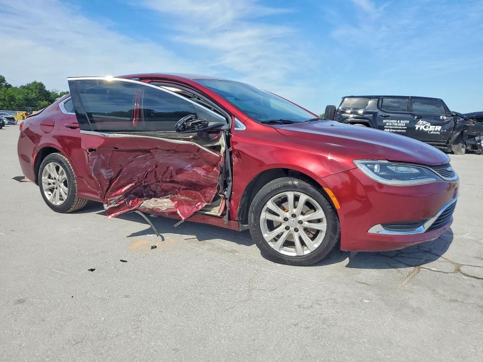 2016 Chrysler 200 VIN 1C3CCCAB2GN132961 COPART salvage auction — SIDE, Tn - Salvage Certificate, sold $575 on 2026-07-13 (photo 4)