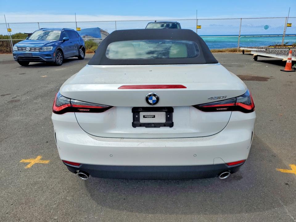 2022 BMW 4er VIN WBA23AT05NCK77599 COPART salvage auction — FRONT END, Hi - Certificate Of Salvage, sold $9,700 on 2026-08-10 (photo 6)