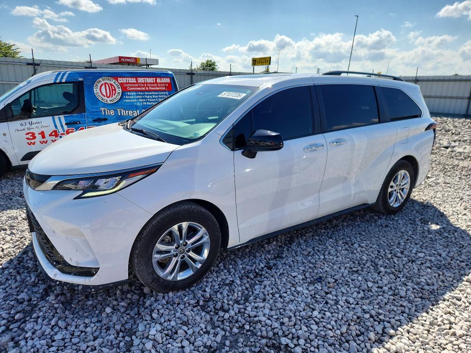 2022 Toyota VIN 5TDXSKFC2NS070206 COPART salvage auction — HAIL, MO - SALVAGE CERTIFICATE OF TITLE, sold $10,100 on 2026-07-29 (photo 1)