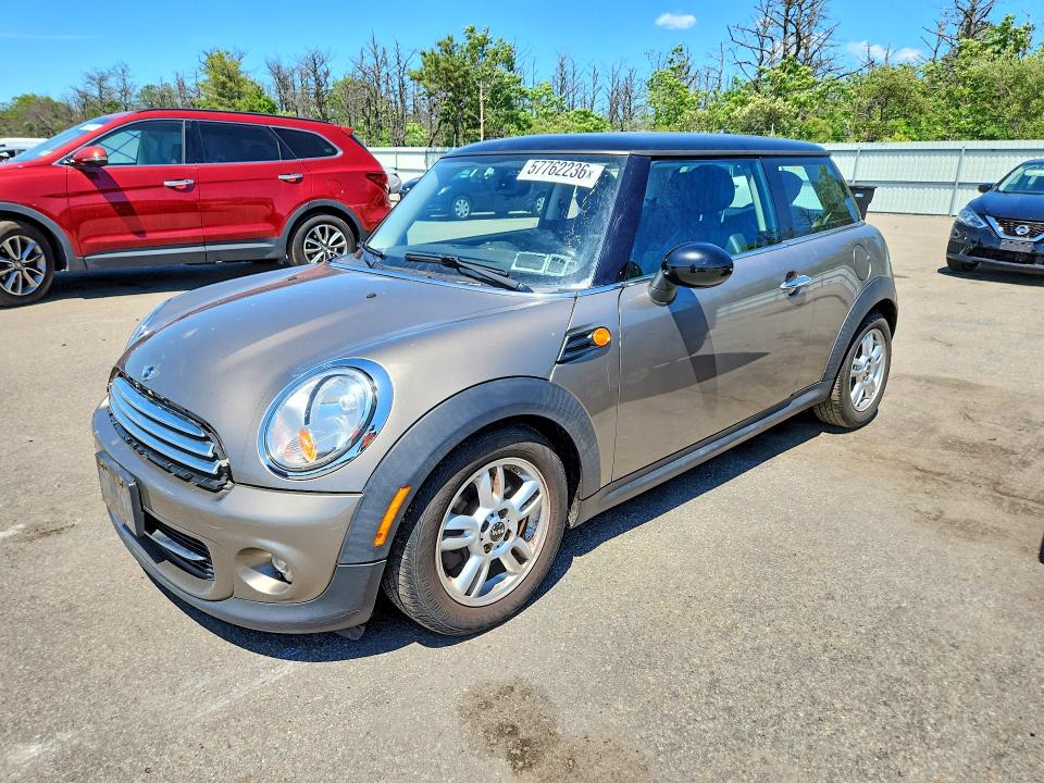 2012 Mini Cooper VIN WMWSU3C5XCT255048 COPART salvage auction — MINOR DENT/SCRATCHES, NY - CERTIFICATE OF TITLE, sold $775 on 2026-07-27 (photo 1)