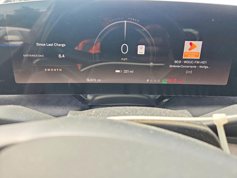 2022 Lucid VIN 50EA1GBA1NA005267 COPART salvage auction — MINOR DENT/SCRATCHES, Oh - Cert Of Title-Salvage, sold $14,100 on 2026-07-29 (photo 9)