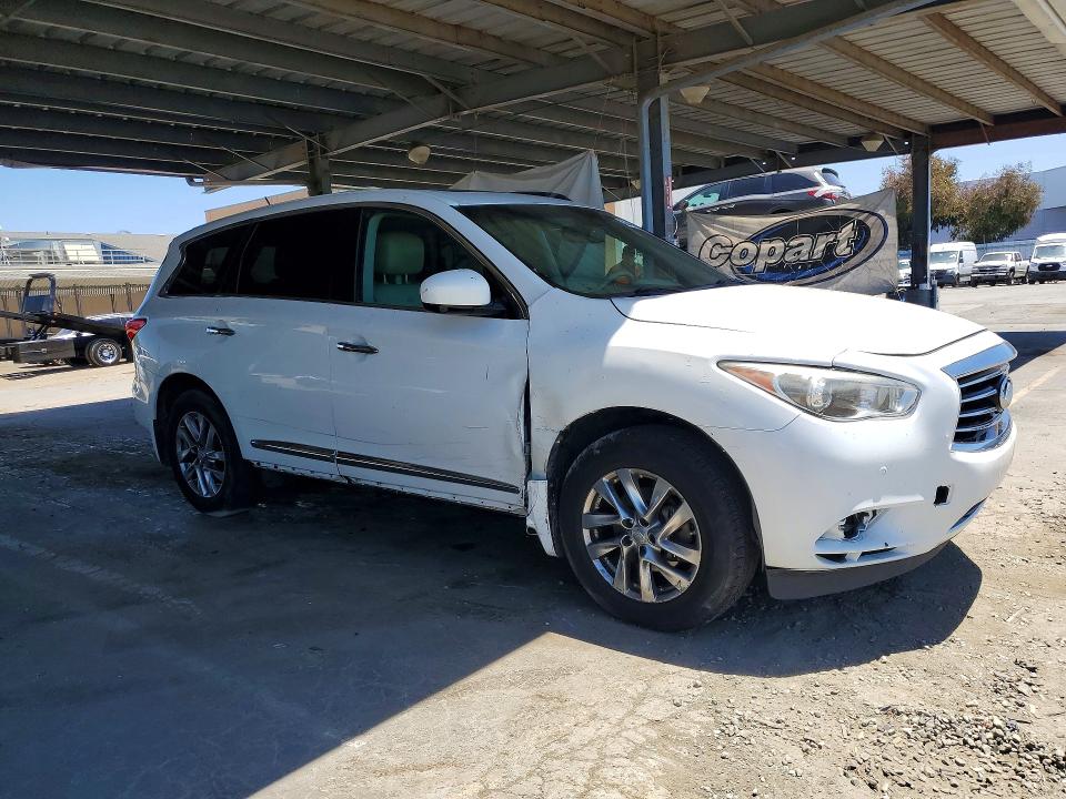 2014 Infiniti Qx60 VIN 5N1AL0MM0EC513050 COPART salvage auction — SIDE, Ca - Dis/Dlr/Exp Only Lien Papers, sold $425 on 2026-07-21 (photo 4)