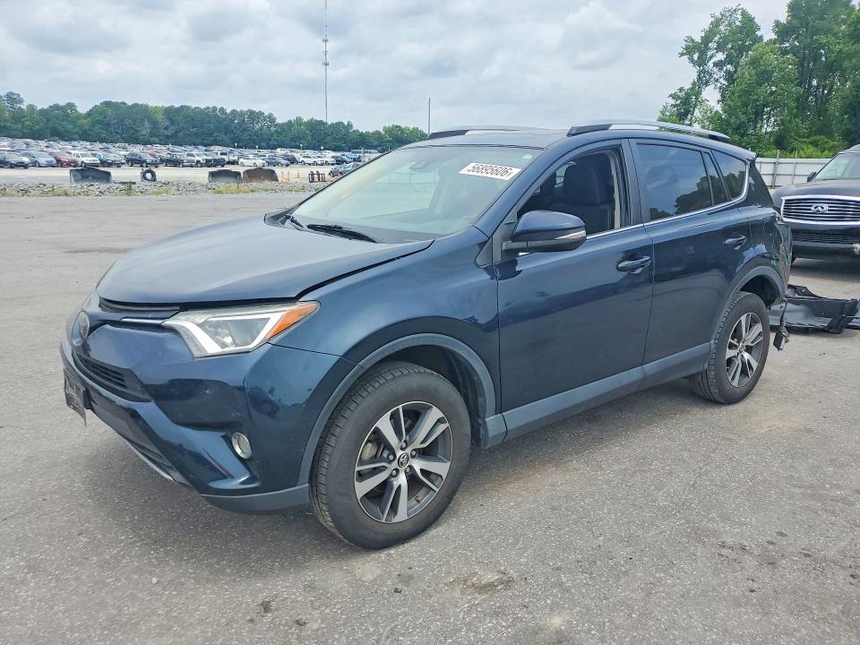 2018 Toyota Rav4 VIN JTMWFREV8JJ199554 COPART salvage auction — REAR END, Nc - Salvage Certificate Of Title, sold $4,750 on 2026-07-28 (photo 1)