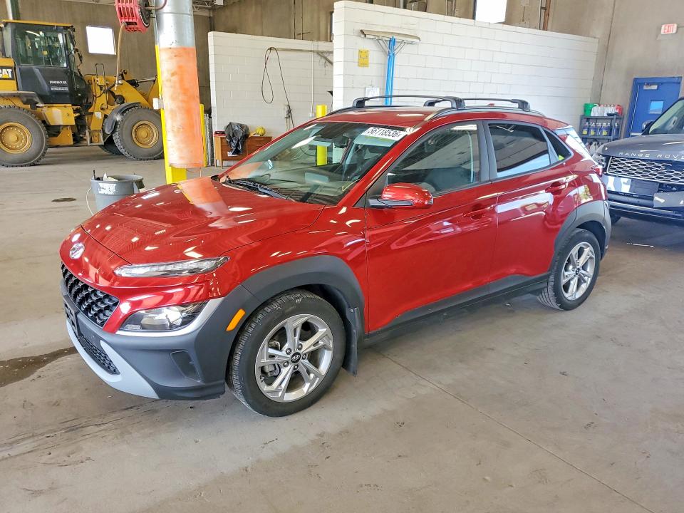 2022 Hyundai Kona VIN KM8K62AB1NU860455 COPART salvage auction — HAIL, Mn - Cert Of Title-Salvage, sold $975 on 2026-07-30 (photo 1)