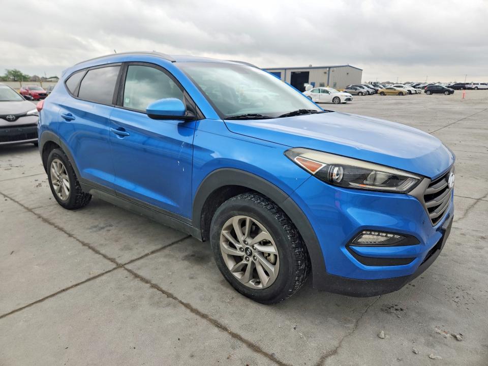 2016 Hyundai Tucson VIN KM8J33A41GU143150 COPART salvage auction — HAIL, Tx - Certificate Of Title, sold $3,650 on 2026-07-09 (photo 4)