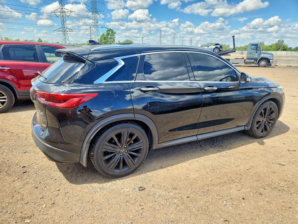 2020 Infiniti Qx50 VIN 3PCAJ5M31LF116977 COPART salvage auction — WATER/FLOOD, Il - Salvage Cert-Flood, sold $7,100 on 2026-08-11 (photo 3)