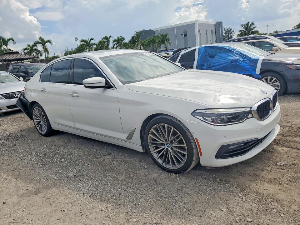 2017 BMW 5er VIN WBAJA5C31HG456271 COPART salvage auction — REAR END, Fl - Cert Of Title Slvg Rebuildable, sold $6,000 on 2026-08-03 (photo 4)