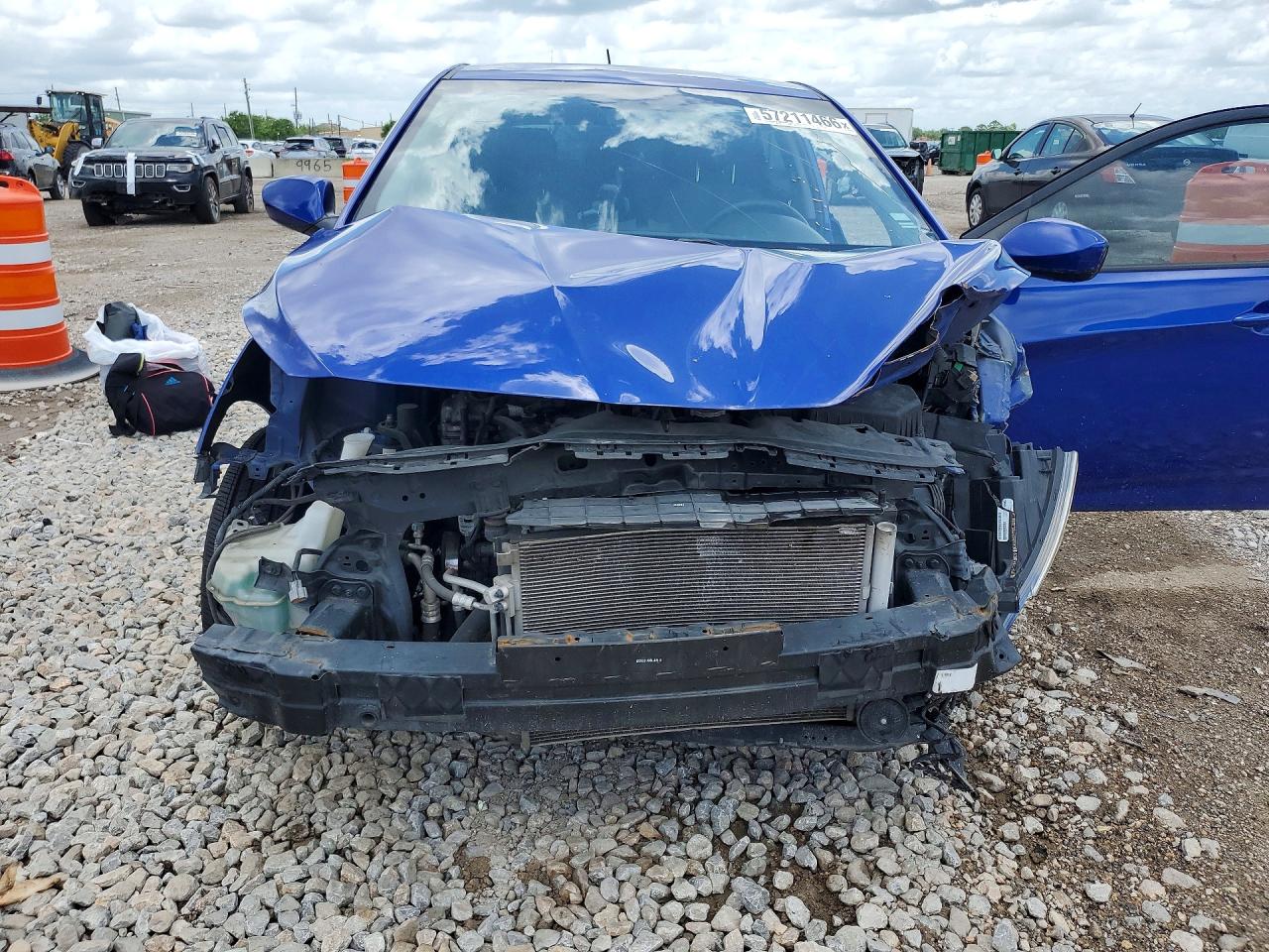 2013 Hyundai Accent VIN KMHCT5AE2DU118878 COPART salvage auction — Front End, TX - SALVAGE VEHICLE TITLE, sold $625 on 2026-07-09 (photo 5)