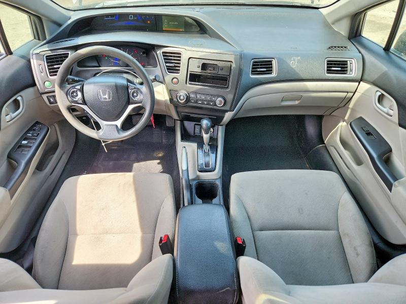 2013 Honda Civic VIN 2HGFB2F50DH513528 COPART salvage auction — FRONT END, Ca - Salvage Certificate, sold $1,600 on 2026-07-02 (photo 8)