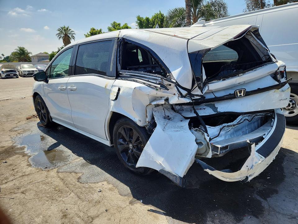 2023 Honda Odyssey VIN 5FNRL6H70PB035393 COPART salvage auction — REAR END, CA - CERTIFICATE OF TITLE, sold $5,700 on 2026-07-09 (photo 2)