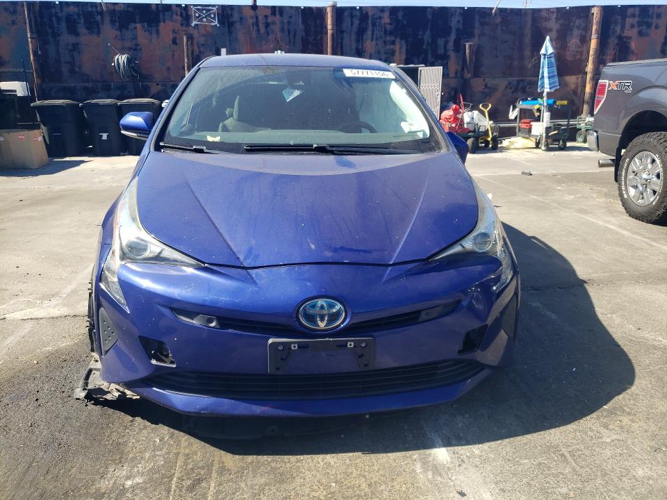2018 Toyota Prius VIN JTDKBRFU2J3598111 COPART salvage auction — FRONT END, Ca - Salvage Certificate, sold $2,800 on 2026-07-08 (photo 5)