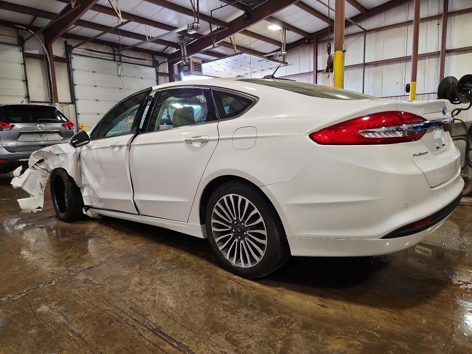 2018 Ford Fusion VIN 3FA6P0HD0JR160030 COPART salvage auction — SIDE, Pa - Certificate Of Salvage, sold $1,750 on 2026-07-02 (photo 2)