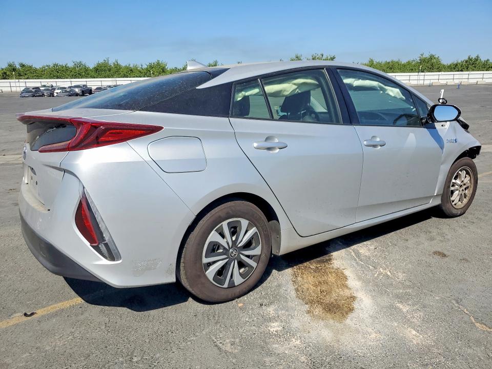 2018 Toyota Prius VIN JTDKARFP1J3104088 COPART salvage auction — FRONT END, Ca - Salvage Certificate, sold $70 on 2026-07-30 (photo 3)