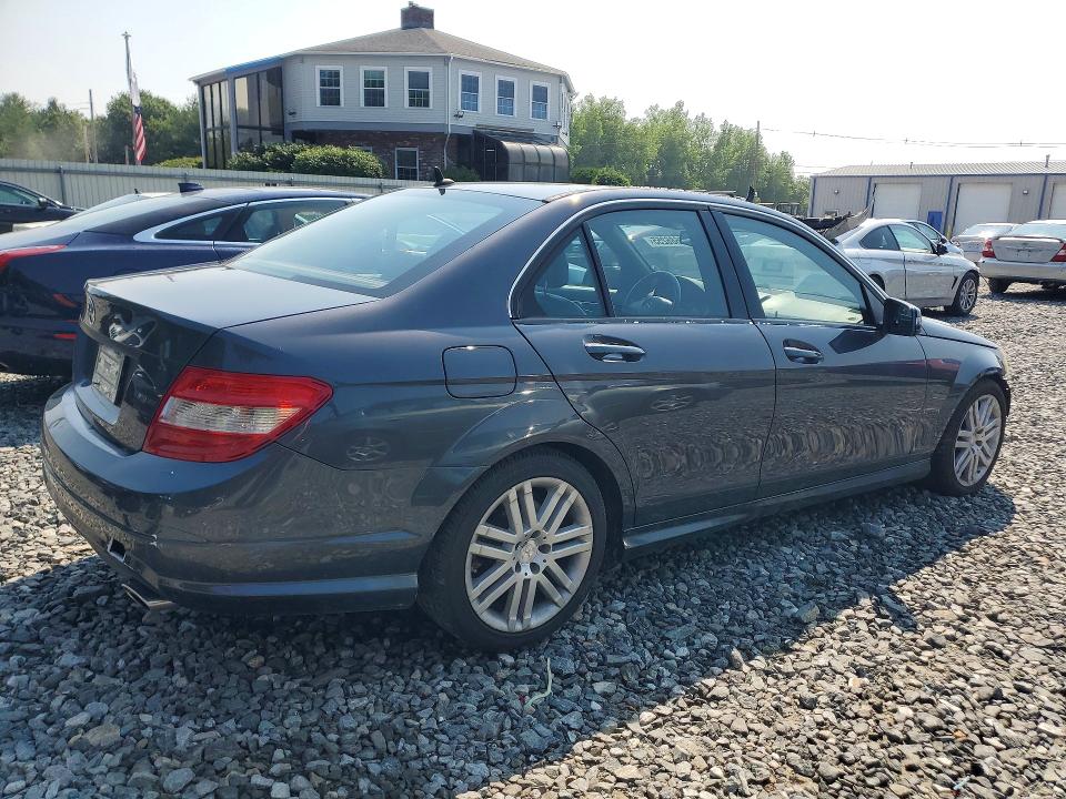 2011 Mercedes-benz C class VIN WDDGF8BB3BR133995 COPART salvage auction — FRONT END, Ma - Certificate Of Title (P), sold $675 on 2026-07-27 (photo 3)