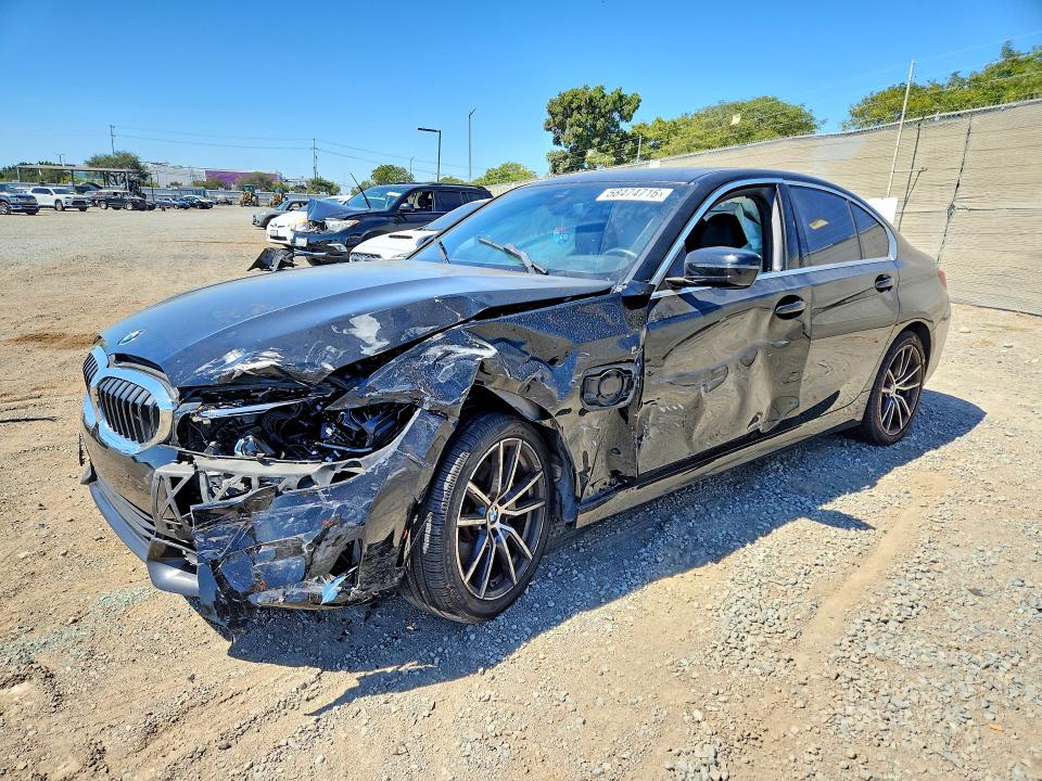 2021 BMW VIN WBA5P7C07MFL06070 COPART salvage auction — FRONT END, Ca - Salvage Certificate, sold $6,800 on 2026-07-28 (photo 1)