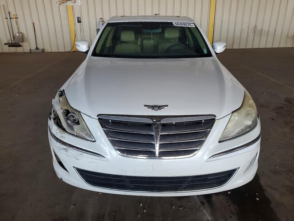2012 Hyundai Genesis VIN KMHGC4DD1CU196761 COPART salvage auction — FRONT END, Salvage Title, sold $475 on 2026-07-27 (photo 5)