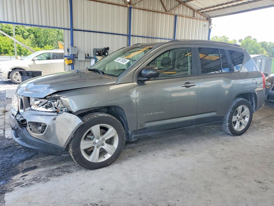 2012 Jeep Compass VIN 1C4NJCBA8CD634518 COPART salvage auction — FRONT END, Ga - Cert Of Title-Salvage, sold $1,050 on 2026-07-09 (photo 1)