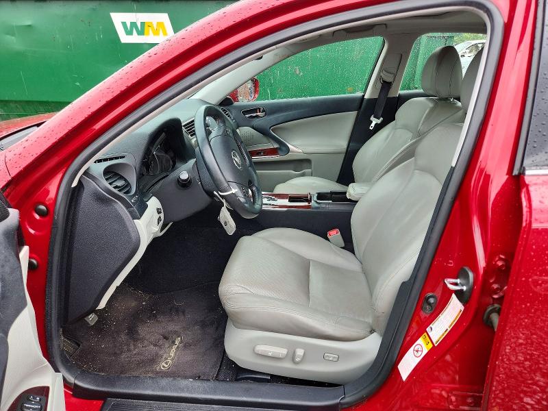 2008 Lexus Is 250 VIN JTHBK262882072926 COPART salvage auction — REAR END, Al - Cert Of Title-Salvage Title, sold $2,550 on 2026-07-07 (photo 7)
