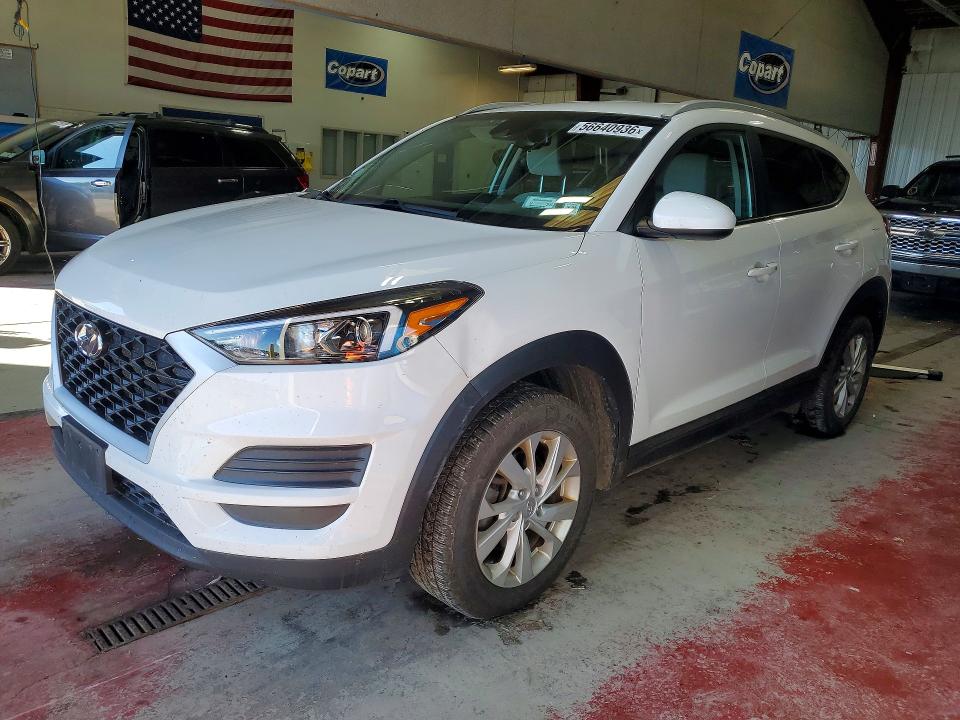 2020 Hyundai Tucson VIN KM8J3CA49LU136442 COPART salvage auction — FRONT END, Ny - Mv-907A Salvage Certificate, sold $4,050 on 2026-07-20 (photo 1)
