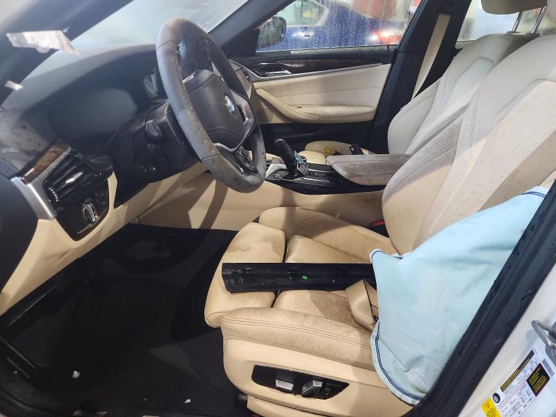 2020 BMW 5er VIN WBAJR3C0XLWW55062 COPART salvage auction — SIDE, Al - Cert Of Title-Salvage Title, sold $6,100 on 2026-08-03 (photo 7)