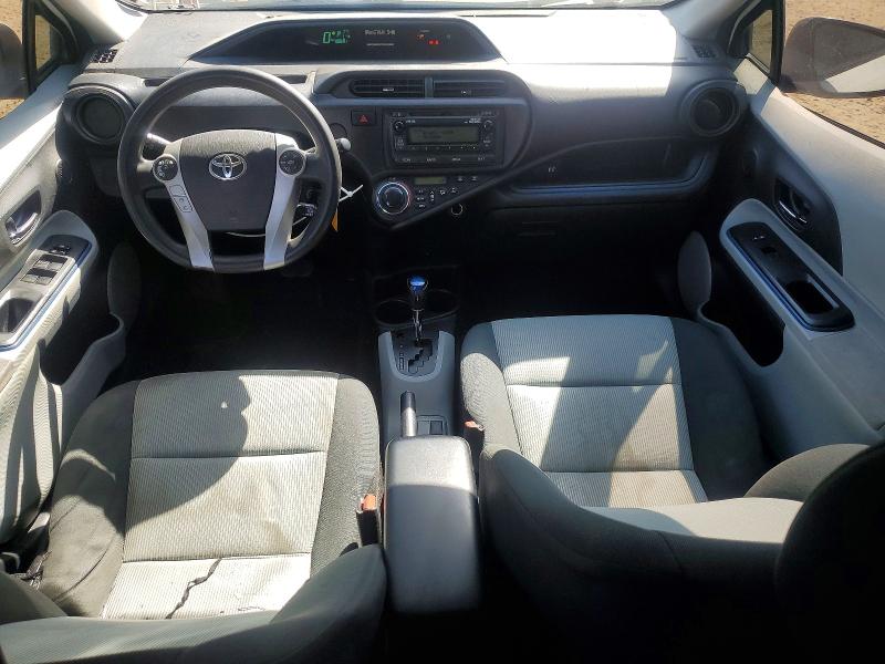 2013 Toyota Prius c VIN JTDKDTB30D1548859 COPART salvage auction — FRONT END, Ca - Salvage Certificate, sold $975 on 2026-07-07 (photo 8)