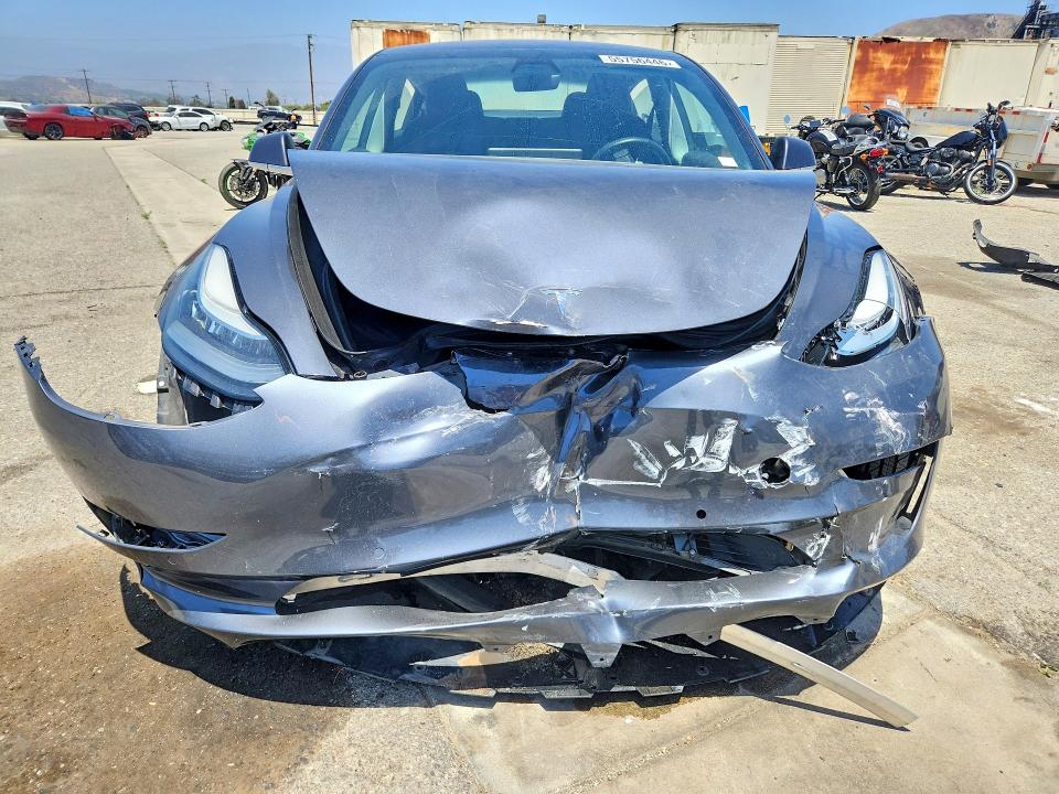 2018 Tesla Model 3 VIN 5YJ3E1EA3JF052750 COPART salvage auction — FRONT END, Ca - Salvage Certificate, sold $3,350 on 2026-07-02 (photo 5)