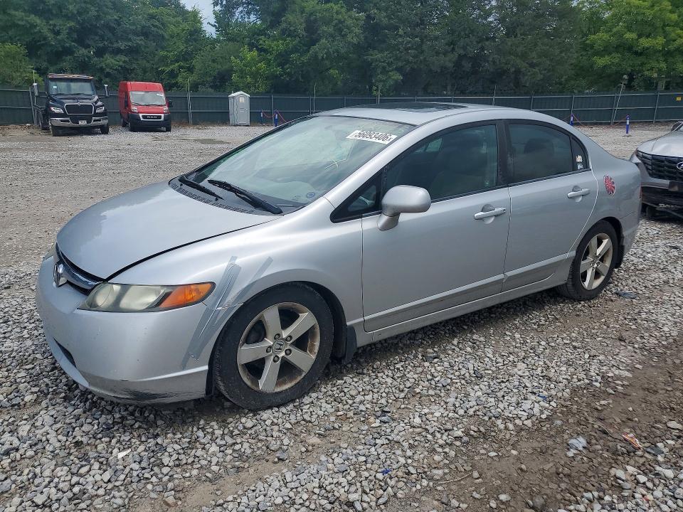 2008 Honda Civic VIN 1HGFA16828L108528 COPART salvage auction — SIDE, Tn - Salvage Certificate, sold $750 on 2026-07-02 (photo 1)