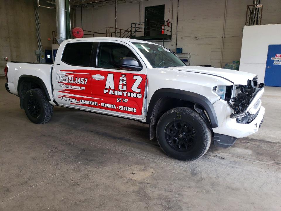2023 Toyota Tacoma VIN 3TMCZ5AN0PM596910 COPART salvage auction — REAR END, Mn - Cert Of Title-Salvage, sold $12,300 on 2026-07-09 (photo 4)