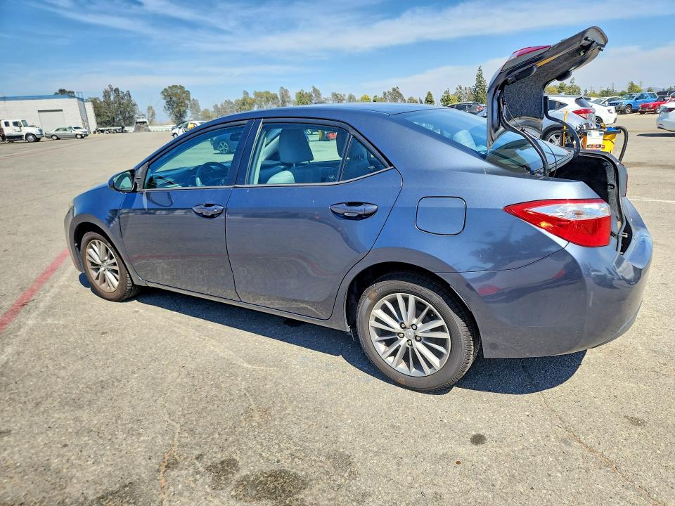 2015 Toyota VIN 5YFBURHE7FP238458 COPART salvage auction — REAR END, Ca - Salvage Certificate, sold $4,350 on 2026-07-07 (photo 2)