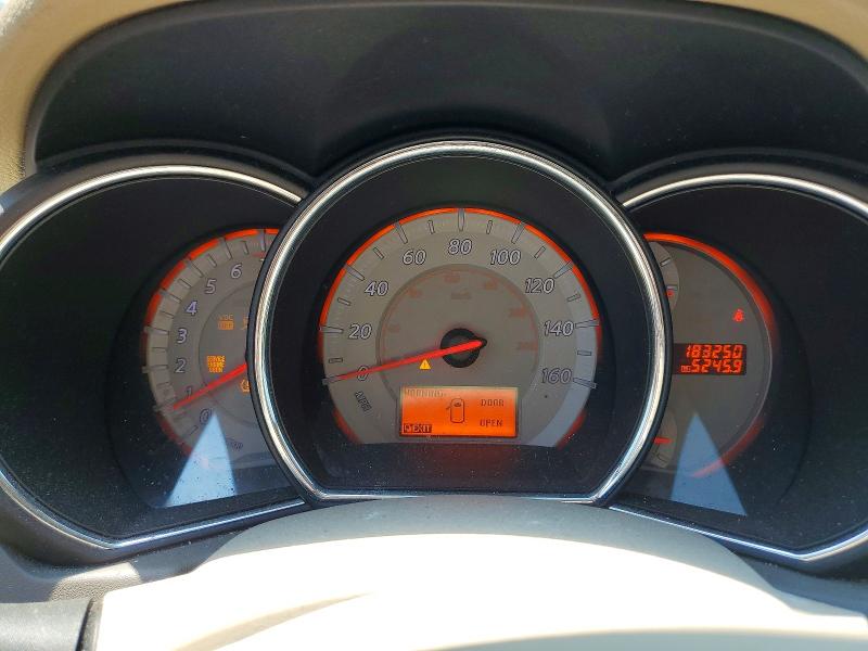 2009 Nissan Murano VIN JN8AZ18W69W133949 COPART salvage auction — REAR END, ME - CERT OF TITLE-SALVAGE COLLISIO, sold $90 on 2026-07-23 (photo 9)