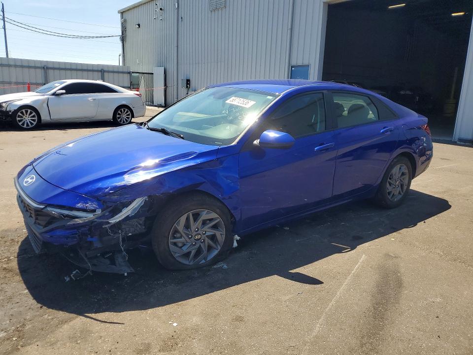 2024 Hyundai Elantra VIN KMHLM4DG0RU640730 COPART salvage auction — FRONT END, FL - CERTIFICATE OF DESTRUCTION, sold $3,650 on 2026-07-27 (photo 1)