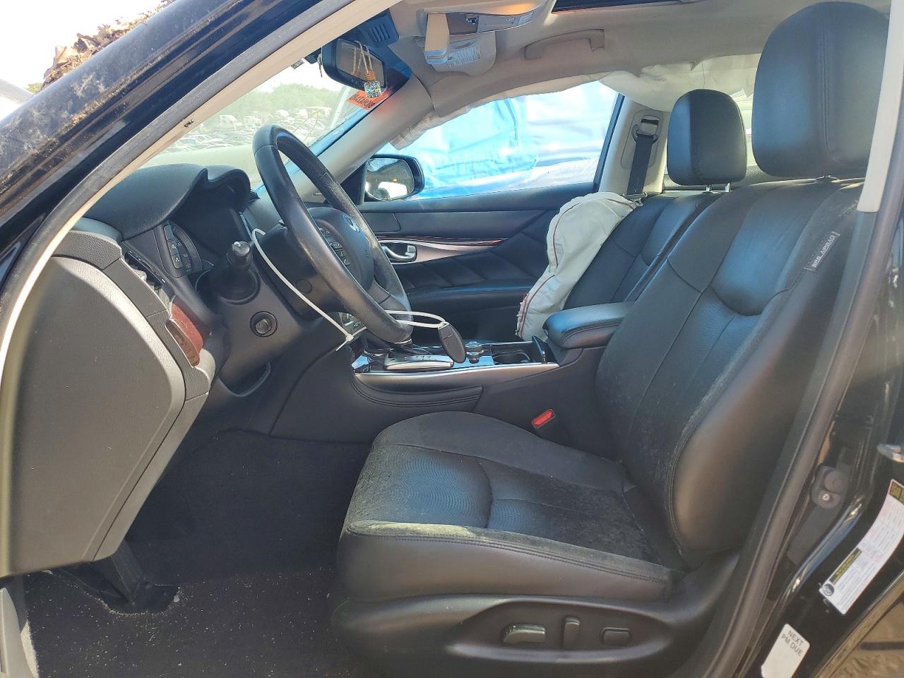 2017 Infiniti Q70 VIN JN1BY1AP6HM741327 COPART salvage auction — Side, OK - CERTIFICATE OF TITLE, sold $900 on 2026-07-09 (photo 7)