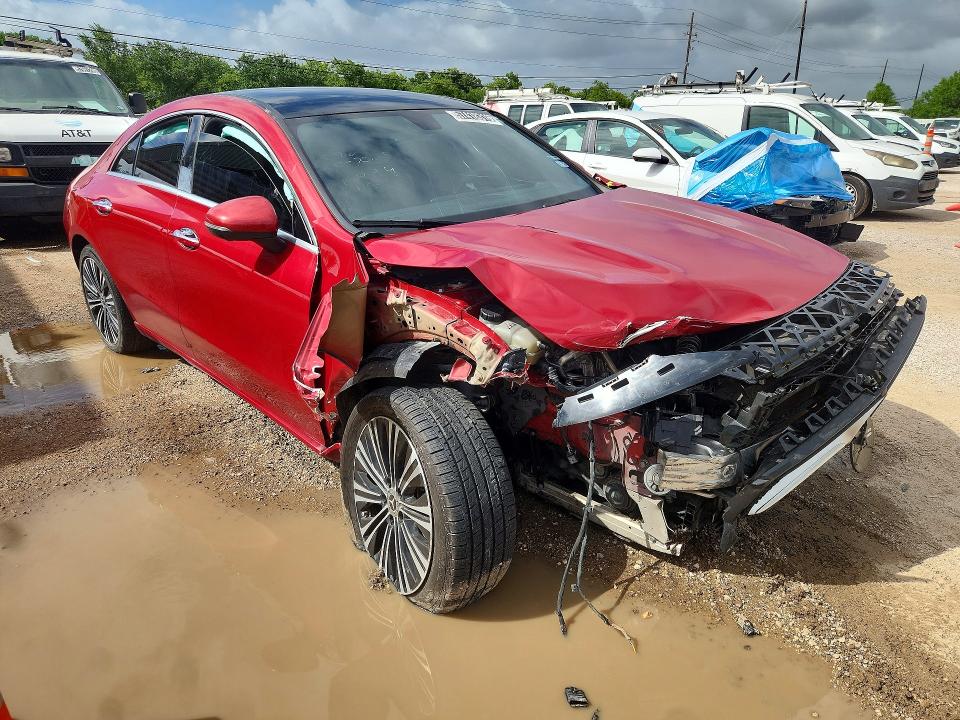 2021 Mercedes-benz Cla-class VIN W1K5J4GB7MN225094 COPART salvage auction — FRONT END, TX - CERTIFICATE OF TITLE, sold $950 on 2026-07-23 (photo 4)
