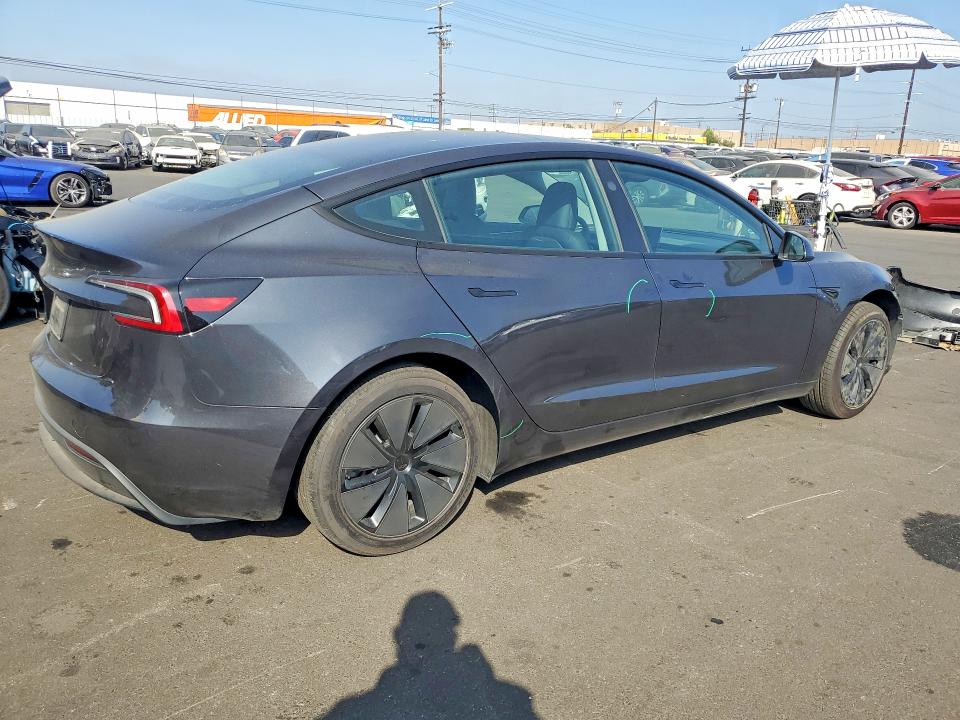 2025 Tesla VIN 5YJ3E1EAXSF082216 COPART salvage auction — FRONT END, Salvage Title, sold $13,000 on 2026-07-13 (photo 3)