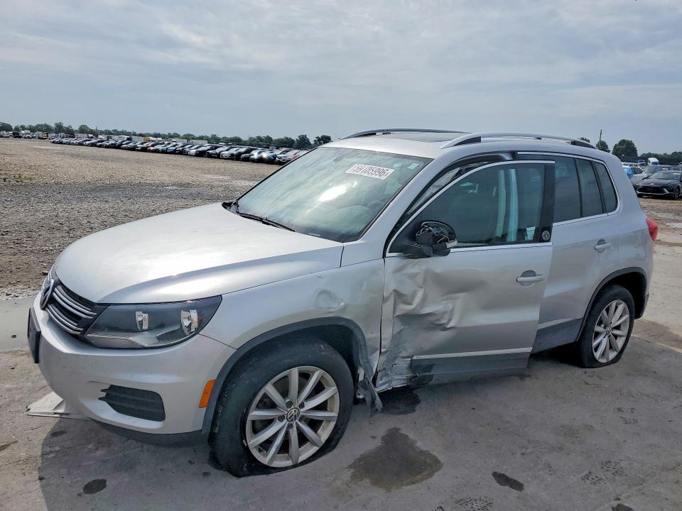 2017 Volkswagen Tiguan VIN WVGRV7AX2HK002454 COPART salvage auction — SIDE, Ky - Cert Of Title-Salvage, sold $2,050 on 2026-07-20 (photo 1)