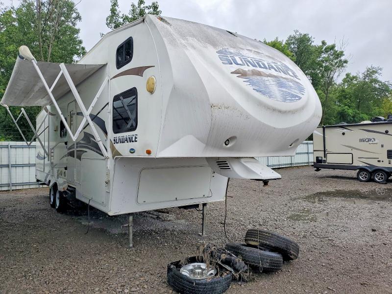 2010 Sundance Recreational vehicle (rv) VIN 5SFSG3527AE209382 COPART salvage auction — VANDALISM, NY - MV-907A SALVAGE CERTIFICATE, sold $1,600 on 2026-07-20 (photo 1)