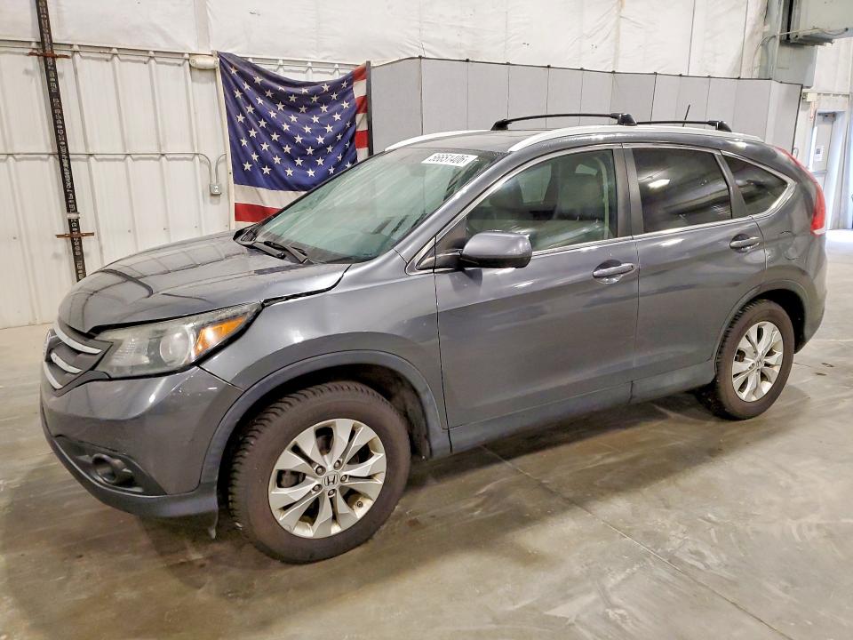2013 Honda Cr-v VIN 5J6RM4H73DL021279 COPART salvage auction — FRONT END, Mn - Cert Of Title-Salvage, sold $70 on 2026-07-27 (photo 1)