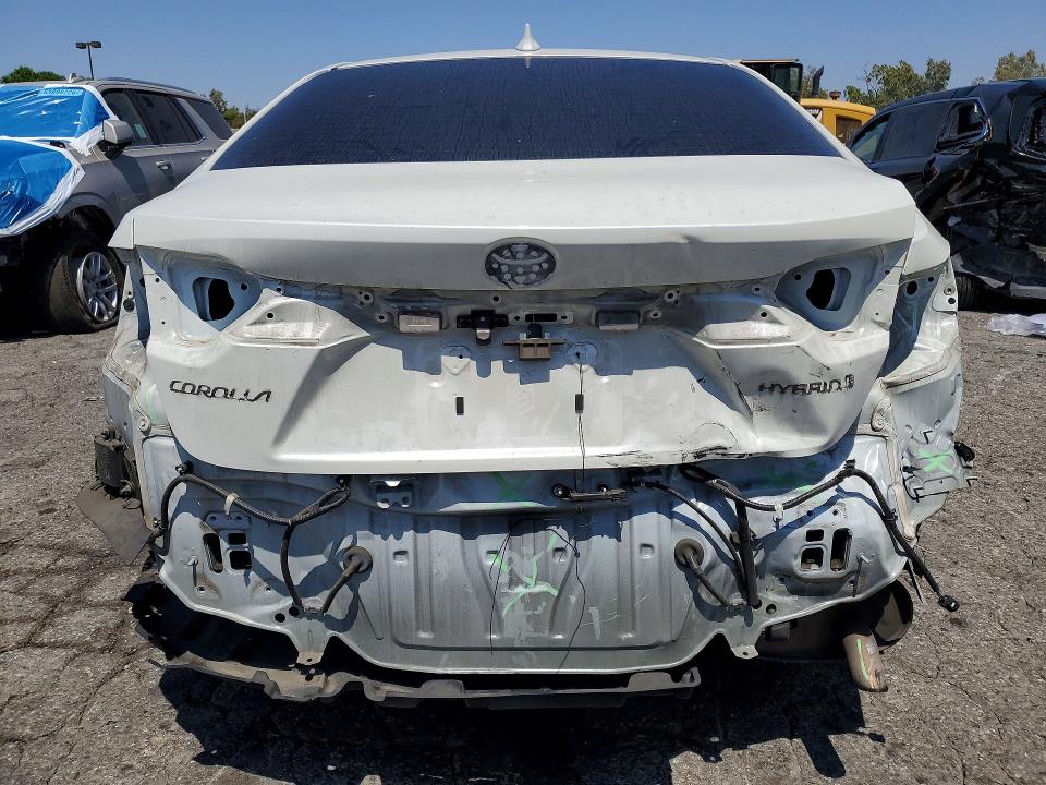 2021 Toyota Corolla VIN JTDEAMDE3MJ031405 COPART salvage auction — REAR END, Ca - Salvage Certificate, sold $6,000 on 2026-07-09 (photo 6)