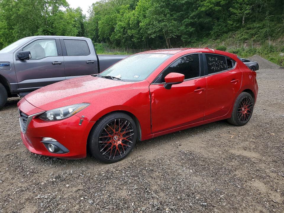 2014 Mazda 3 VIN JM1BM1M36E1102380 COPART salvage auction — SIDE, Tx - Certificate Of Title, sold $1,050 on 2026-07-14 (photo 1)