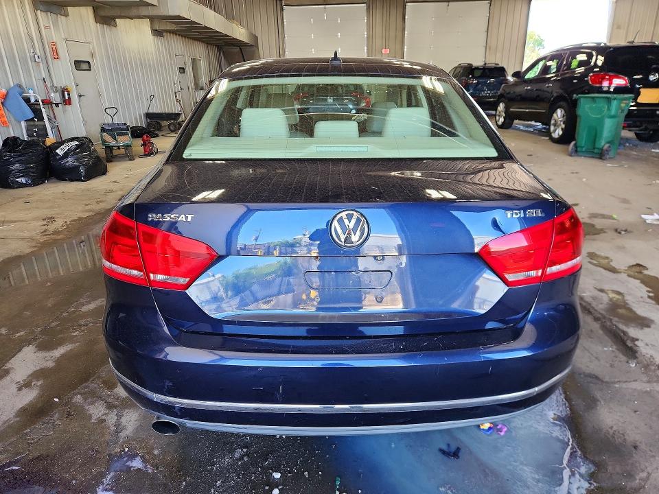2013 Volkswagen Passat VIN 1VWCN7A31DC068065 COPART salvage auction — FRONT END, WI - JUNKED VEHICLE BILL OF SALE, sold $400 on 2026-08-03 (photo 6)