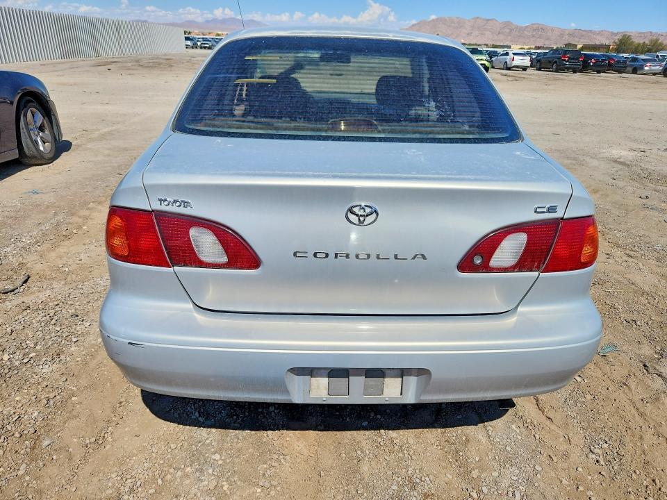 2000 Toyota Corolla VIN 1NXBR12EXYZ346652 COPART salvage auction — FRONT END, Nv - Non-Repairable Vehicle Cert, sold $125 on 2026-07-02 (photo 6)
