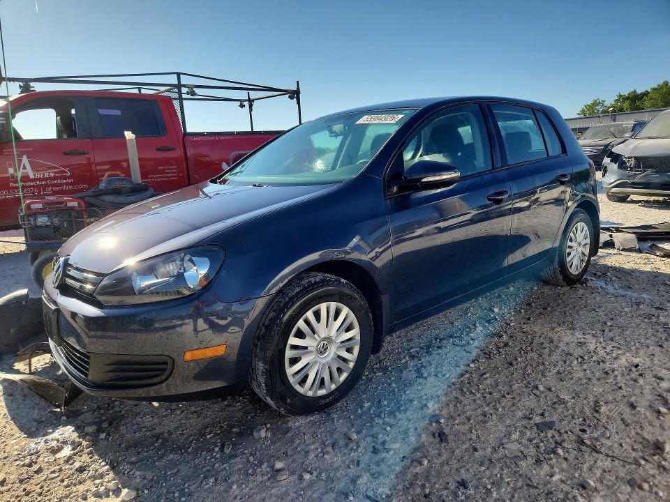 2014 Volkswagen Golf VIN WVWDB7AJ1EW001030 COPART salvage auction — FRONT END, Mi - Certificate Of Title, sold $1,000 on 2026-08-13 (photo 1)